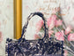 Dior Book Tote-小號36.5cm-深藍椰樹