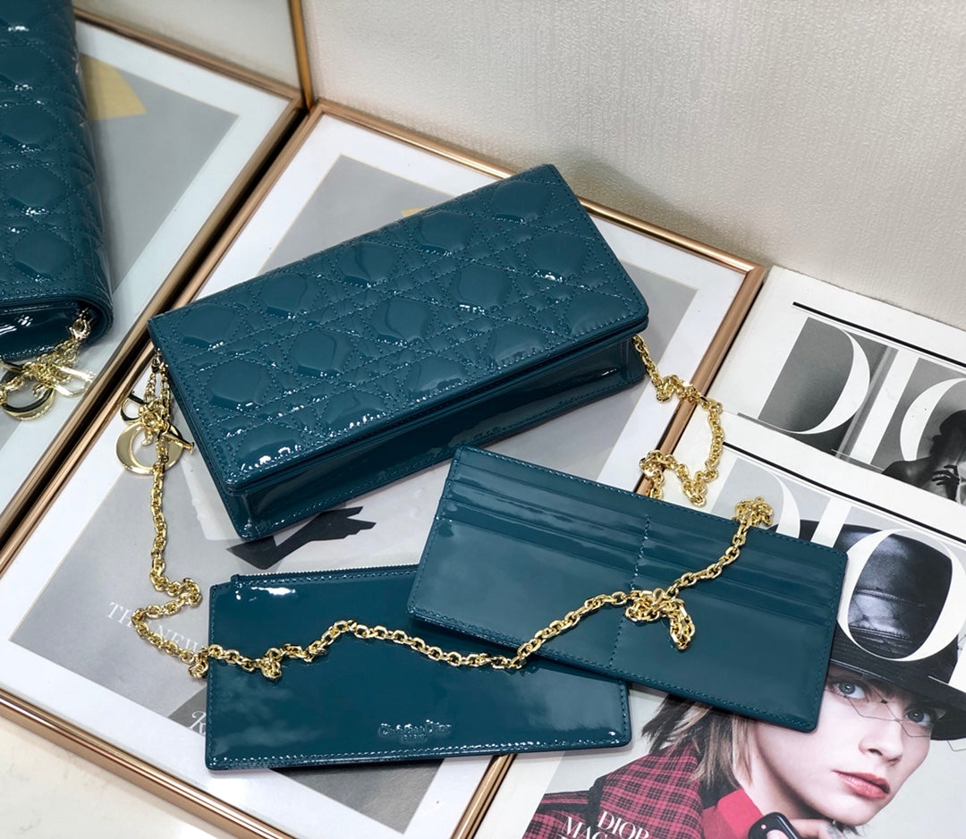 Dior 藤格紋三合一包-22cm