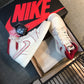 N1K- Air Jordan AJ1高筒板鞋 休閒鞋 白紅色