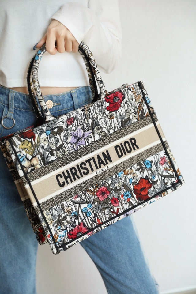 Dior Book Tote-小號36.5cm-月季花系列