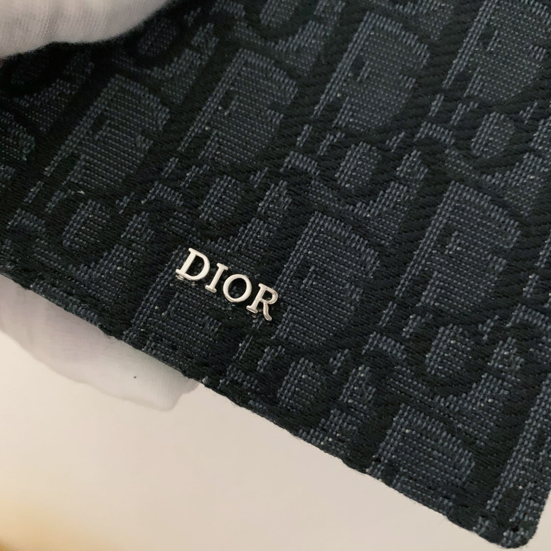 Dior 男款老花短夾