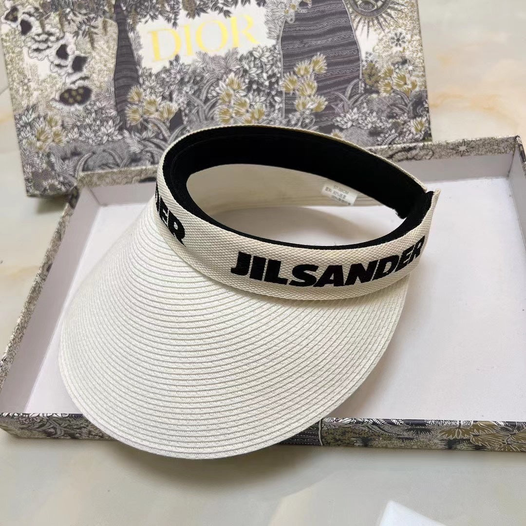 JIL SANDER 空頂遮陽帽