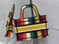 Dior Book Tote-Mini 23cm-彩色條紋