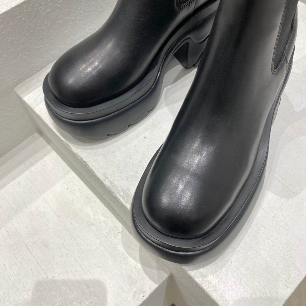B編織-22ss 厚底中筒靴（35-39，40-41可訂製）