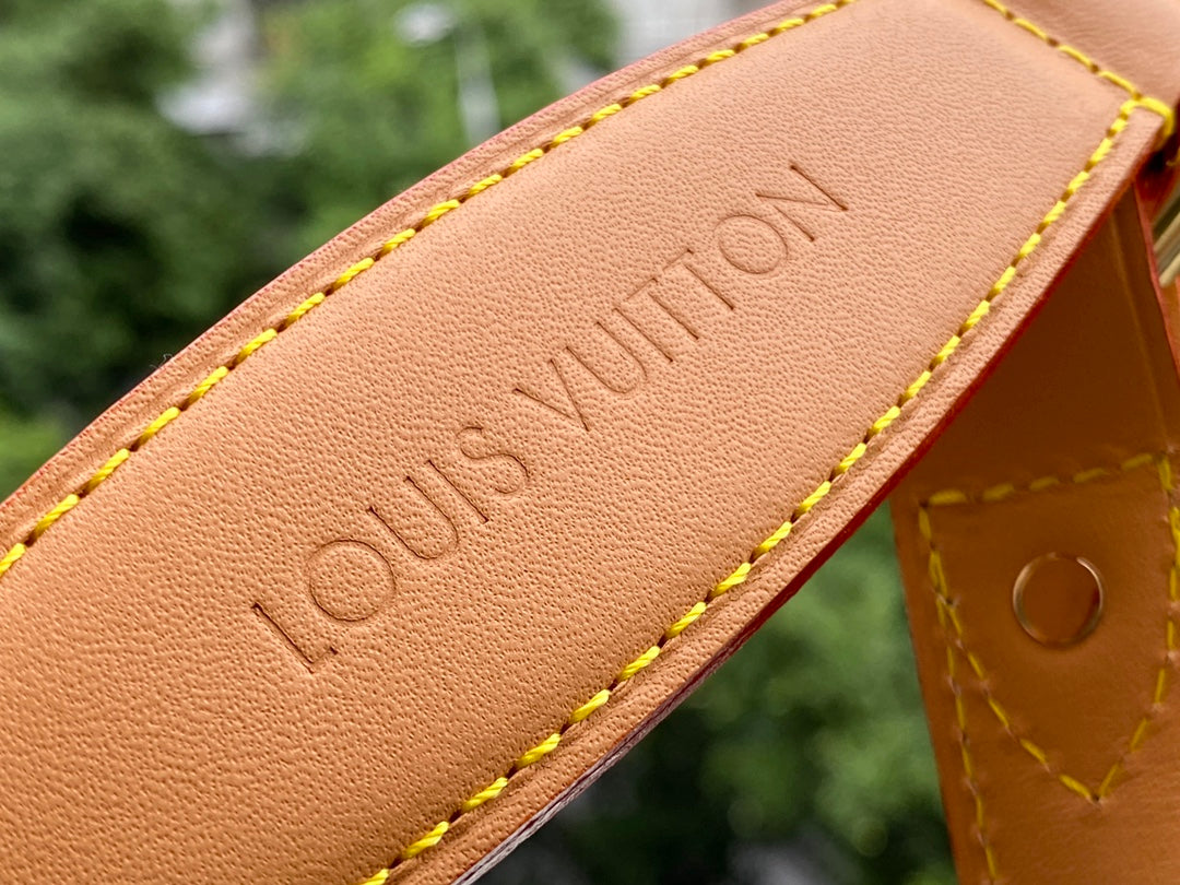 LV M40075 老花 Tulum 中古金豆手袋