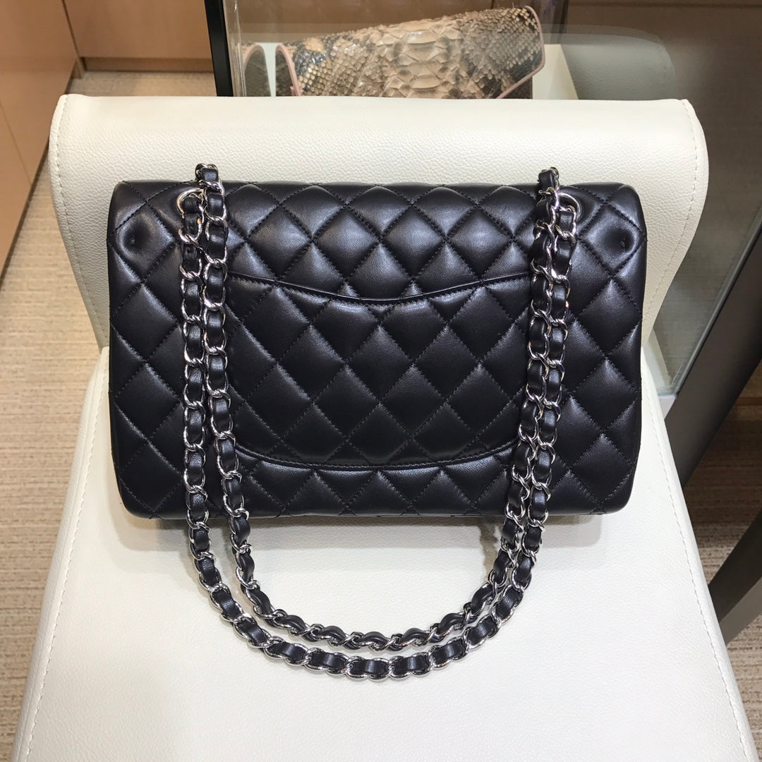 小香家-經典款菱格系列 CF包 銀鍊 25cm