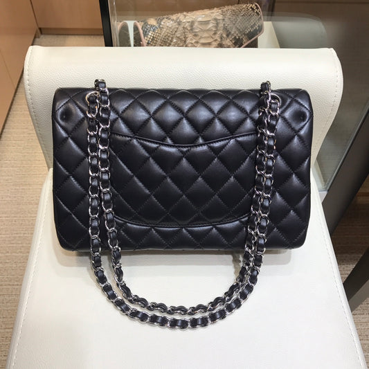小香家-經典款菱格系列 CF包 銀鍊 25cm