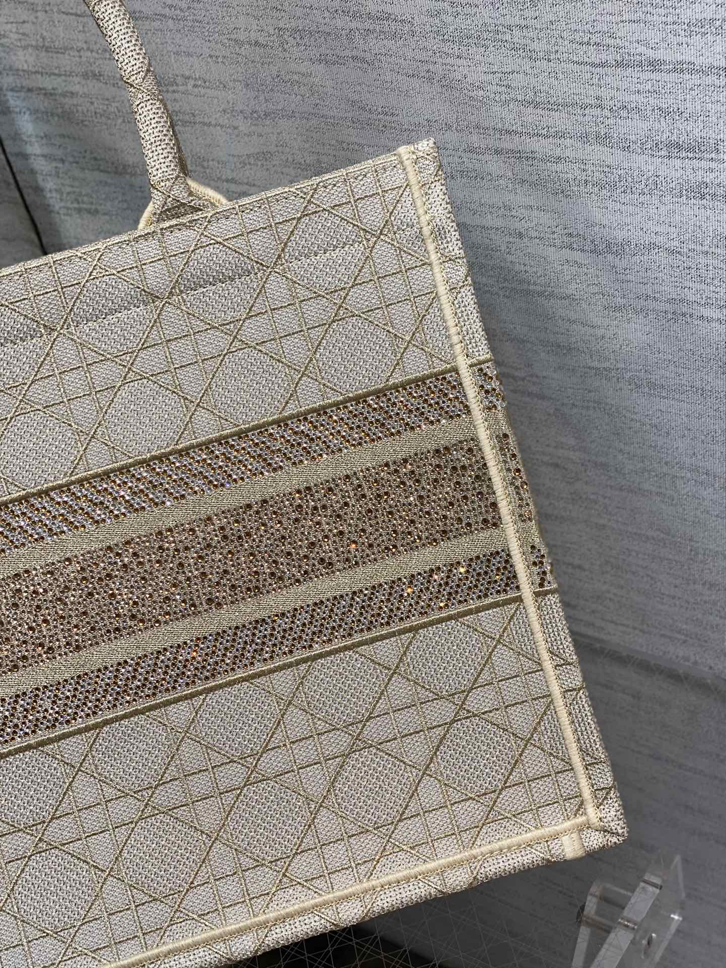 迪D家 Book Tote-中號36.5cm-刺繡