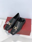 Salvatore Ferragamo鞋-菲拉格慕 經典Gancini扣 小方頭 樂福鞋 黑