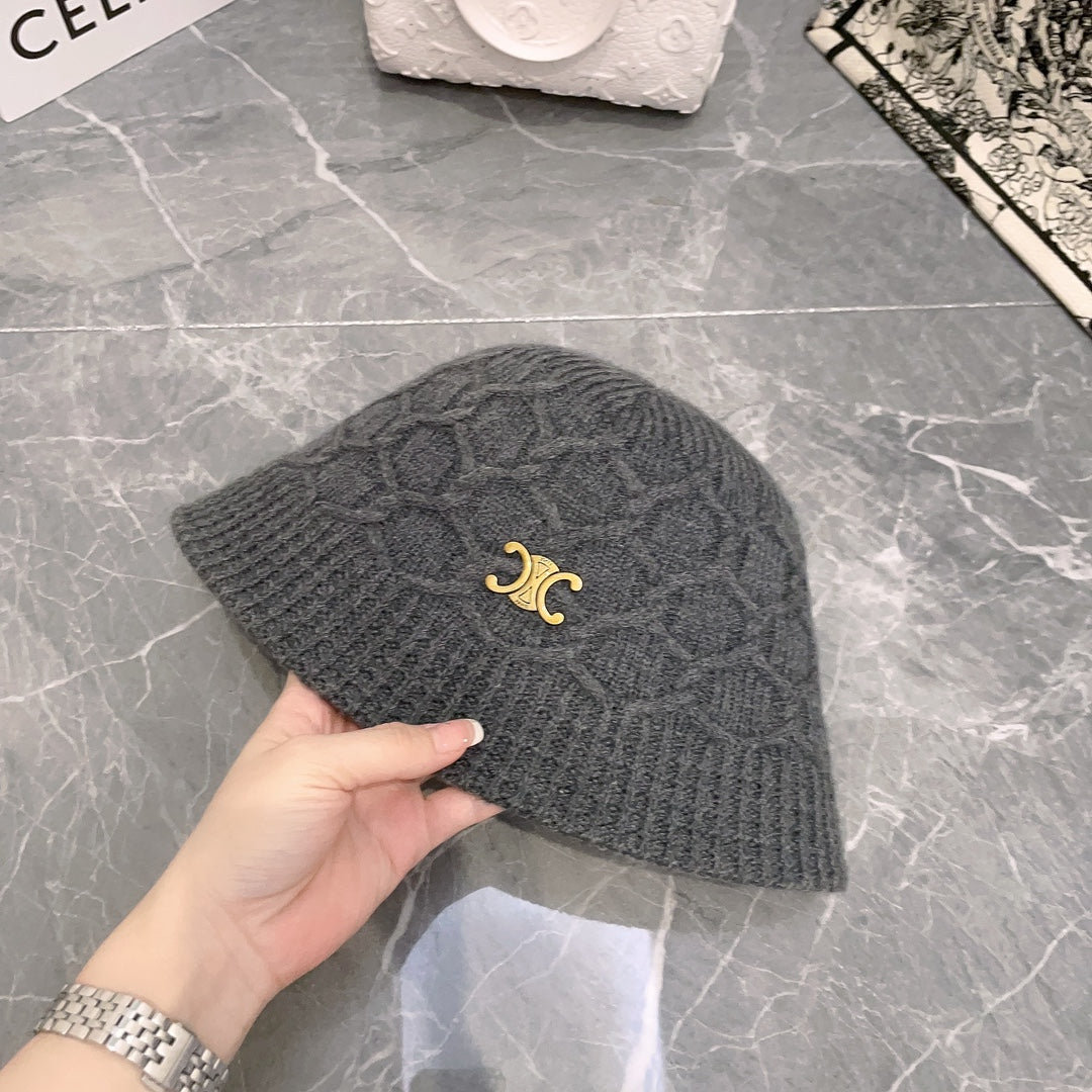 賽C家-復古羊毛漁夫帽 灰色