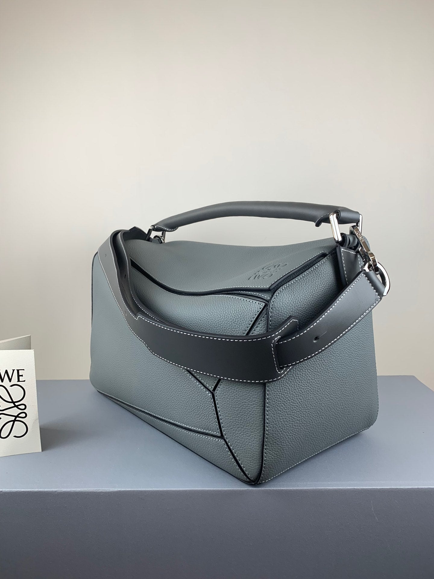 羅L威-Puzzle bag 小牛皮 大號