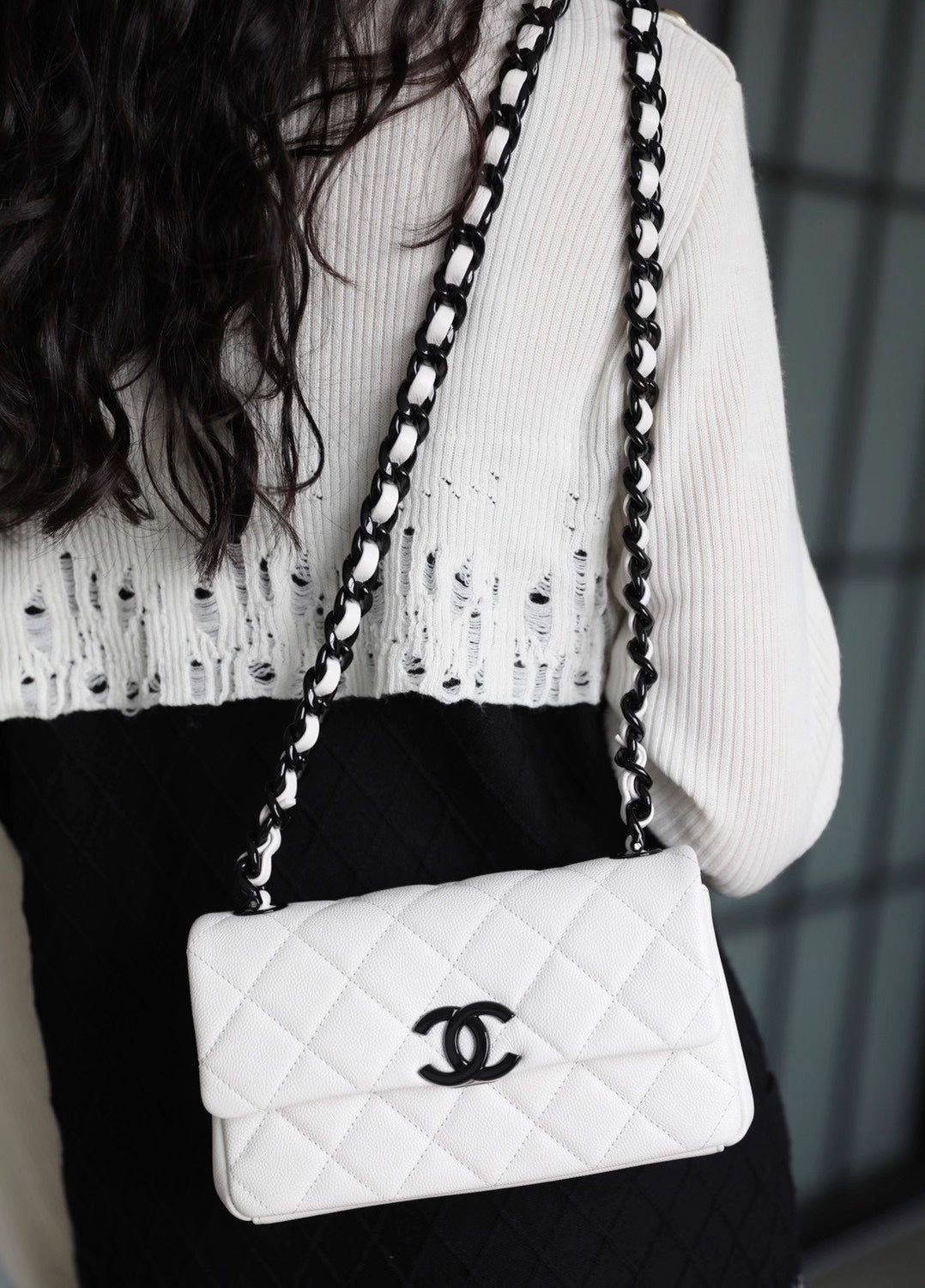 Chanel 熊貓配色 CF
