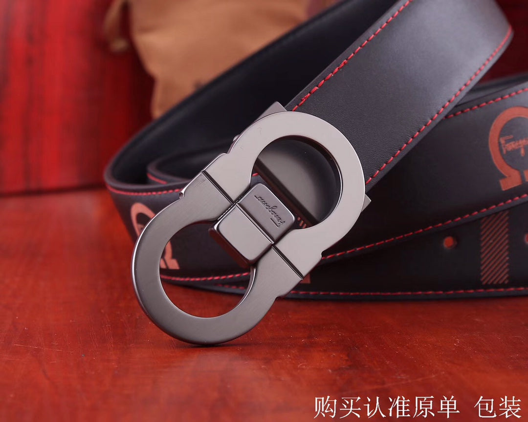 SF菲拉格-皮帶-3.4cm-男款