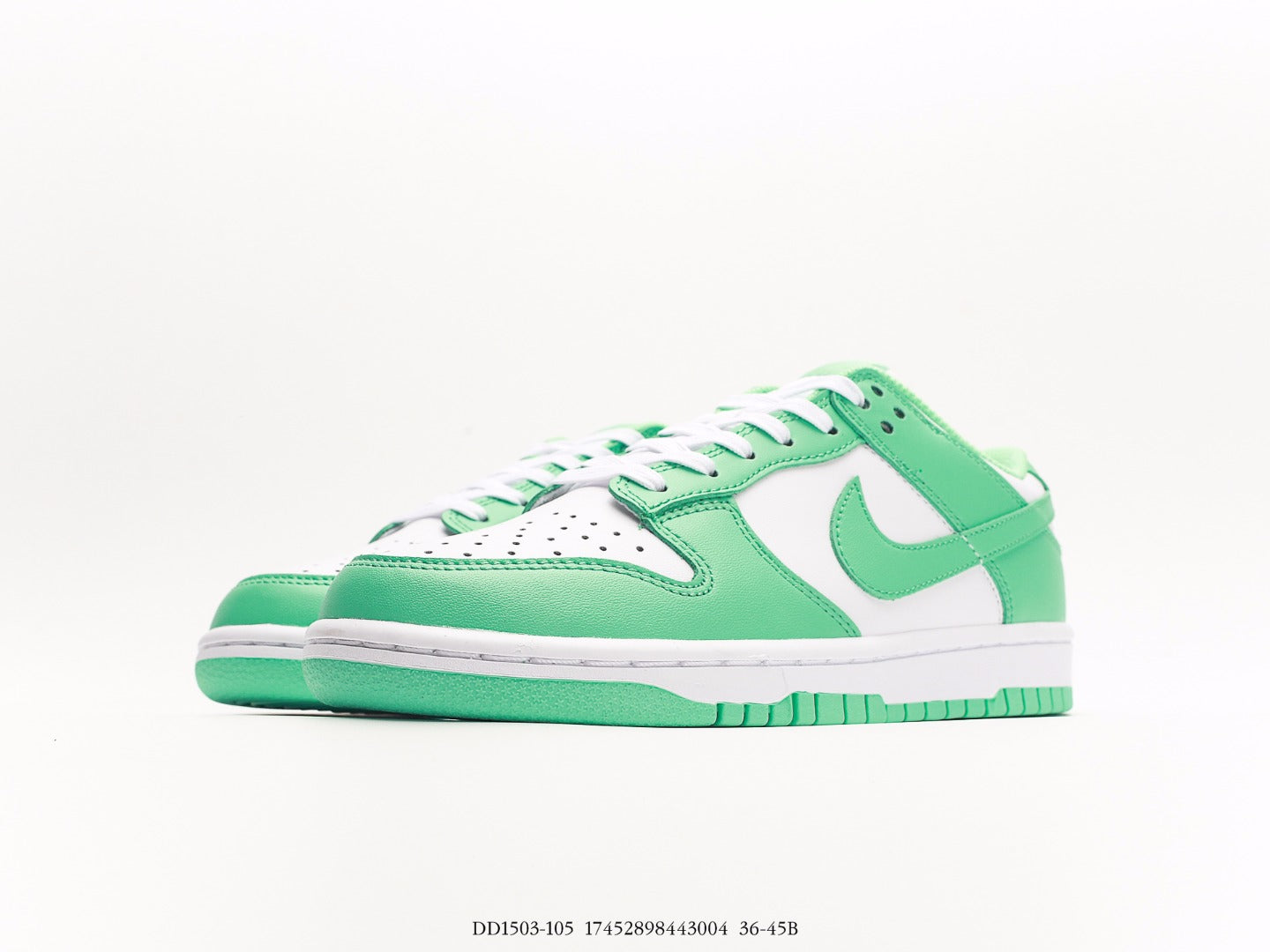 N1KE-WMNS SB Dunk LowWhiteGreen Glow
