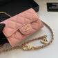 Chanel CF鏈條零錢卡包