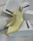 Jil sander-2022春夏 走秀新款 牛皮尖頭貓跟短靴