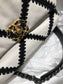 Chanel 19Bag 牛皮款-黑白格紋