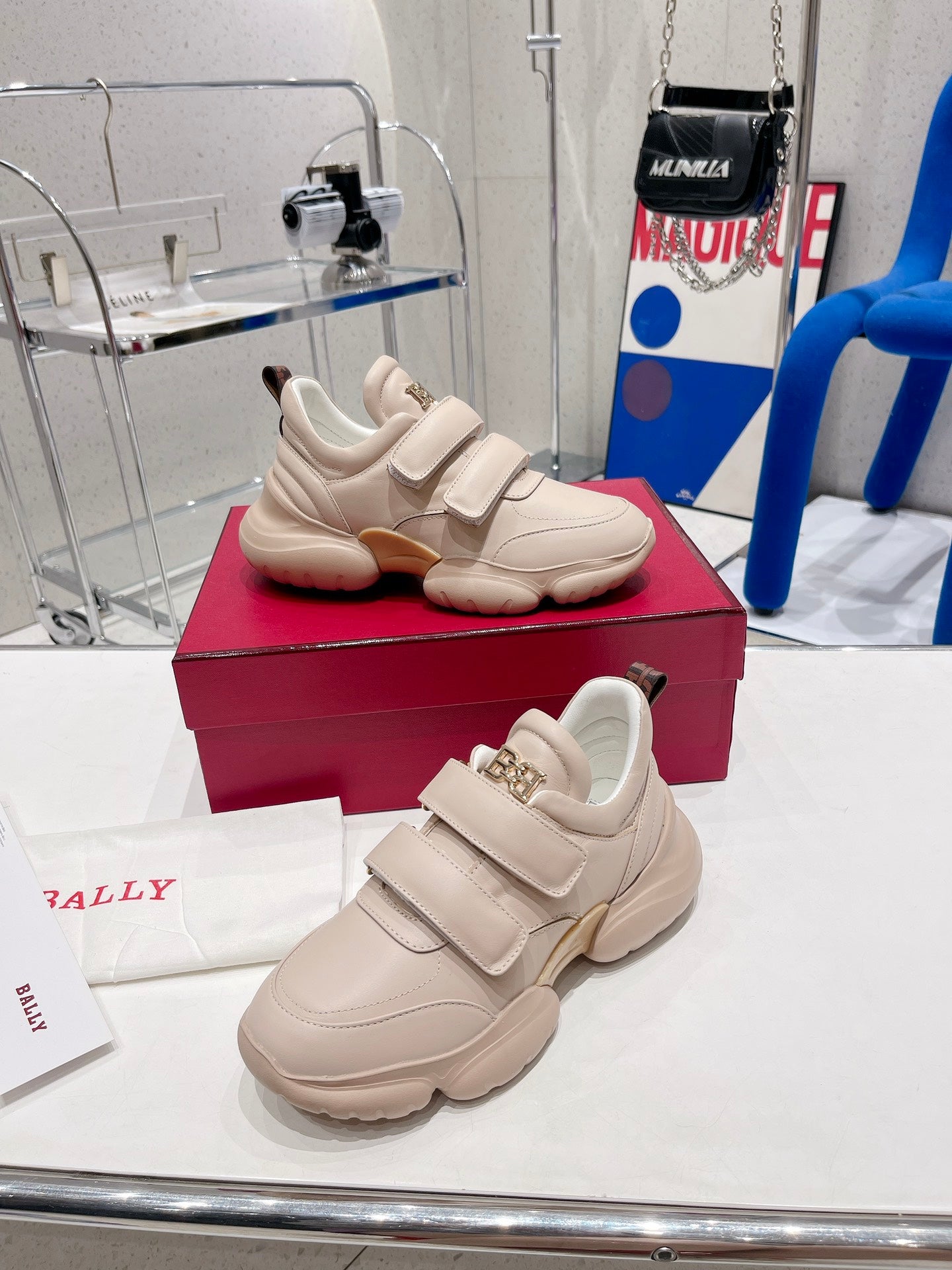 BALLY-2022新款 魔術貼老爹鞋 休閒鞋
