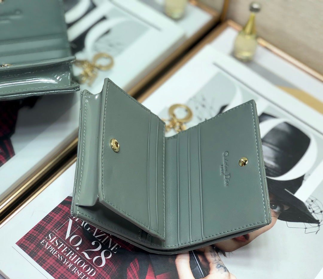 Dior 藤格紋卡包-11*9cm