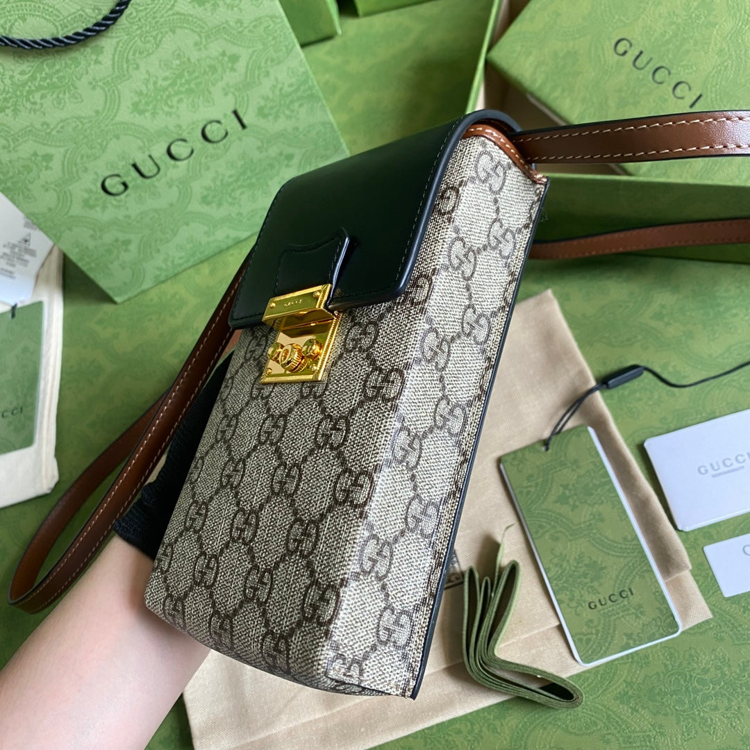 Gucci 鎖扣鏈條手機包
