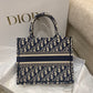 Dior Book Tote-小號36.5cm-深藍老花