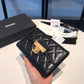 Chanel 油蠟牛皮復古三折中夾