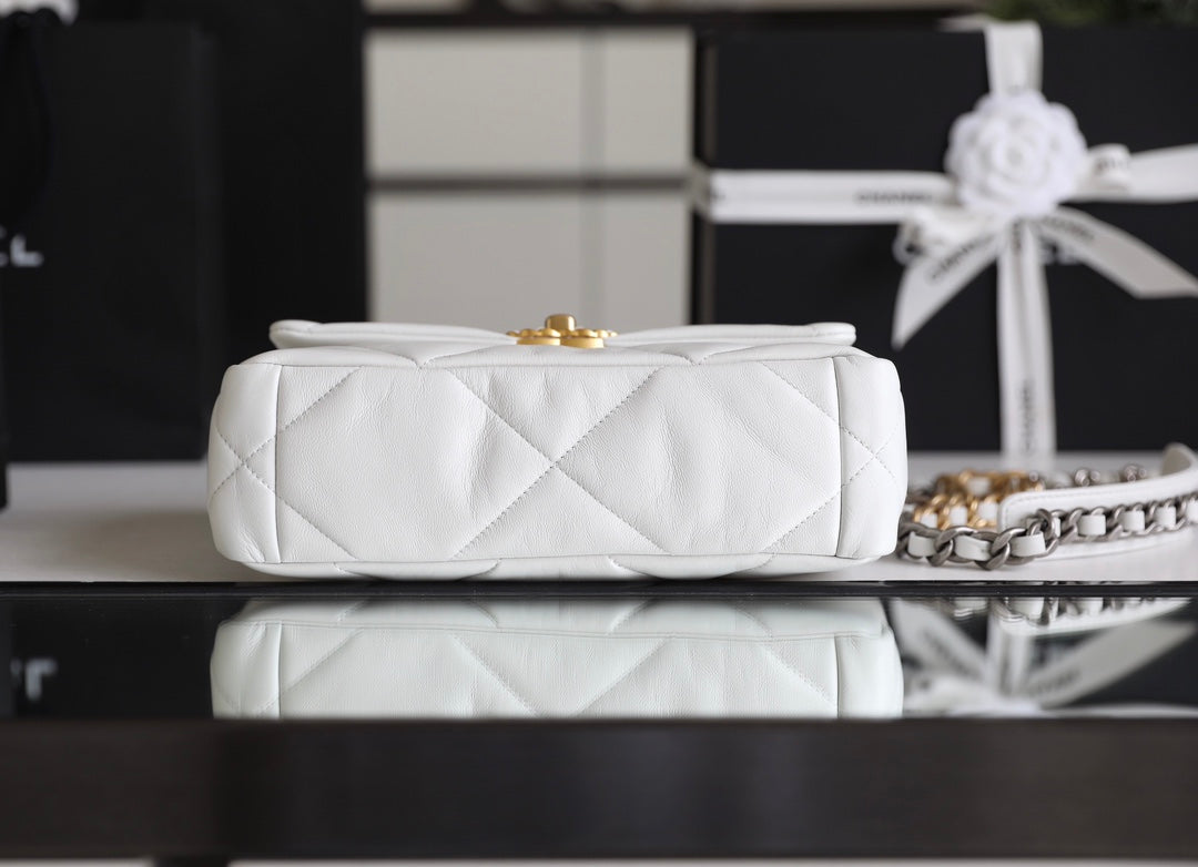 Chanel 19Bag-小號白色
