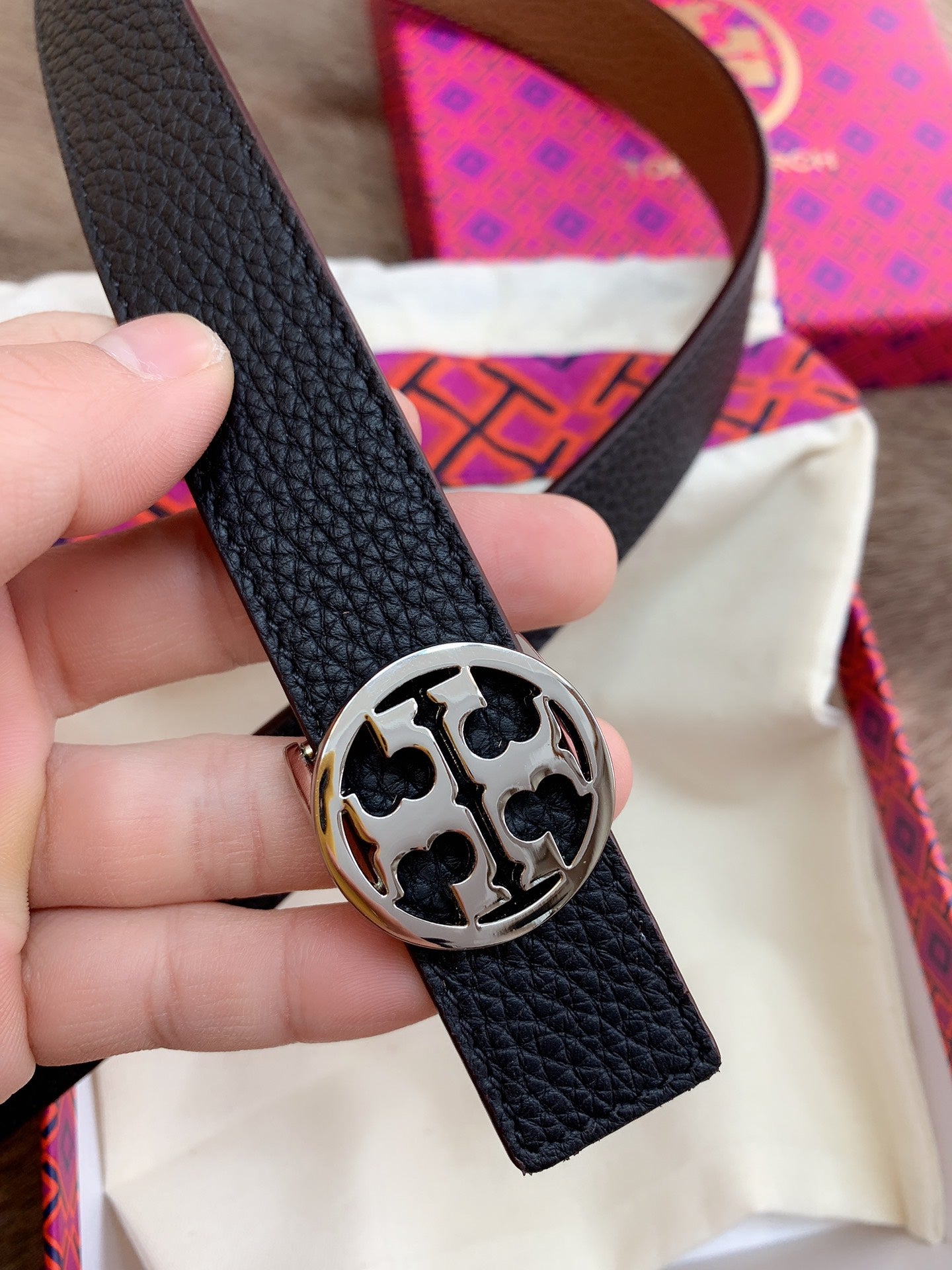 TORY BURCH-皮帶-2.5cm