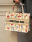 Dior Book Tote-小號36.5cm-新年限定花卉