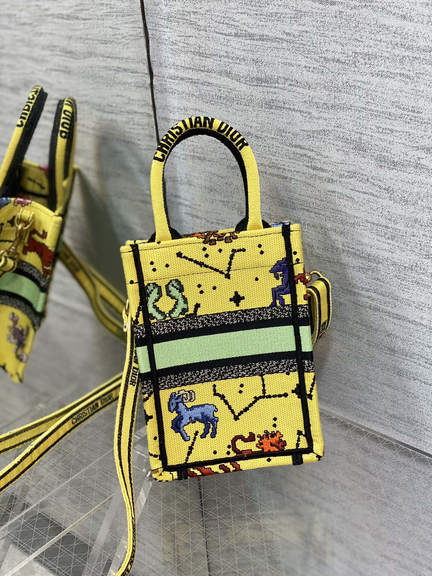 迪D家 Book Tote-最新豎版mini 黃色