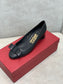 Salvatore Ferragamo鞋-菲拉格慕 VARA蝴蝶結 粗低跟鞋