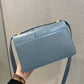 Dior 蒙田 30 Montaigne系列-24cm-珐瑯扣-馬卡龍藍