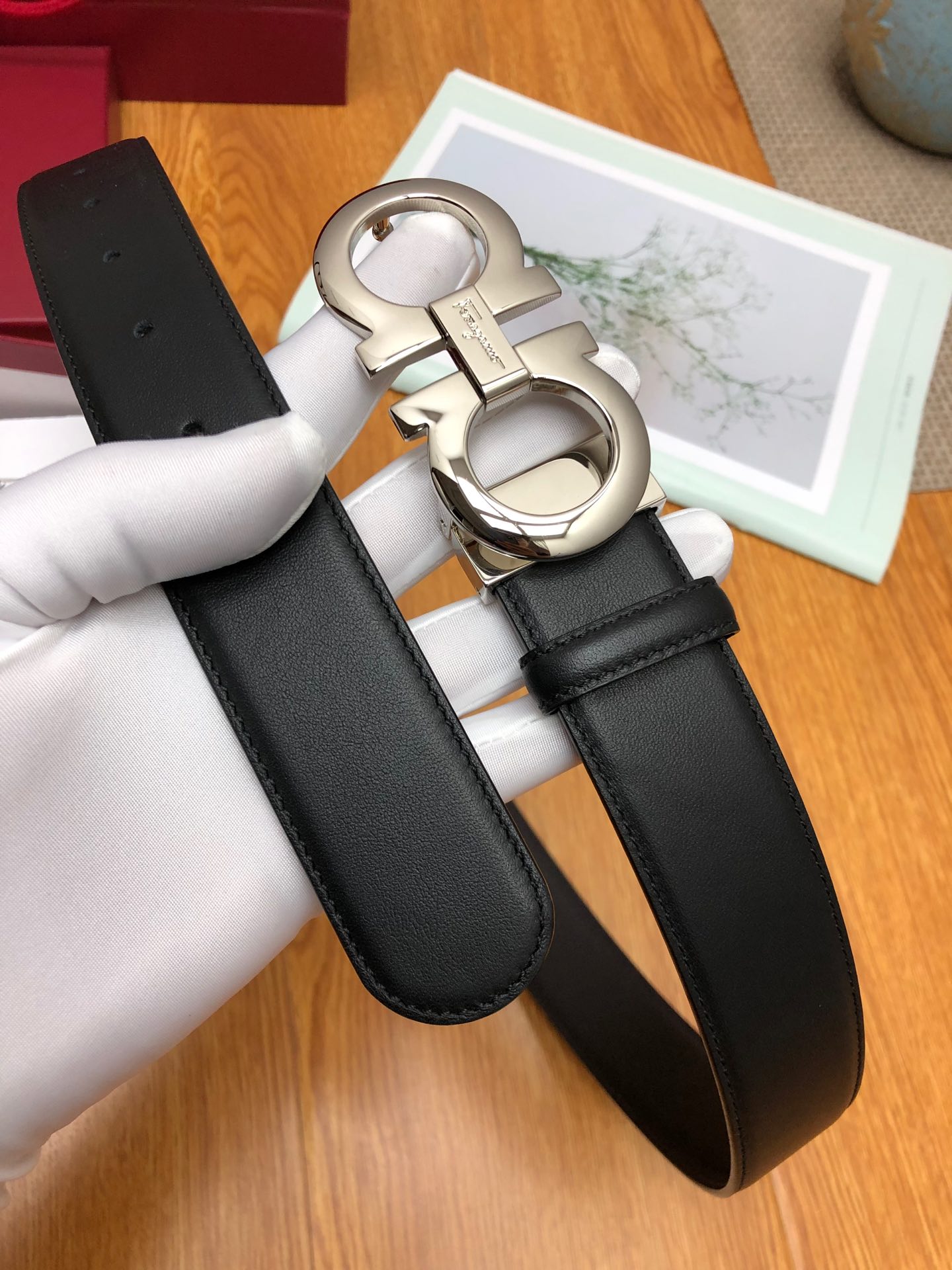 SF菲拉格-皮帶-3.5cm-男款