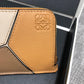 Loewe 拉鍊拼接卡包