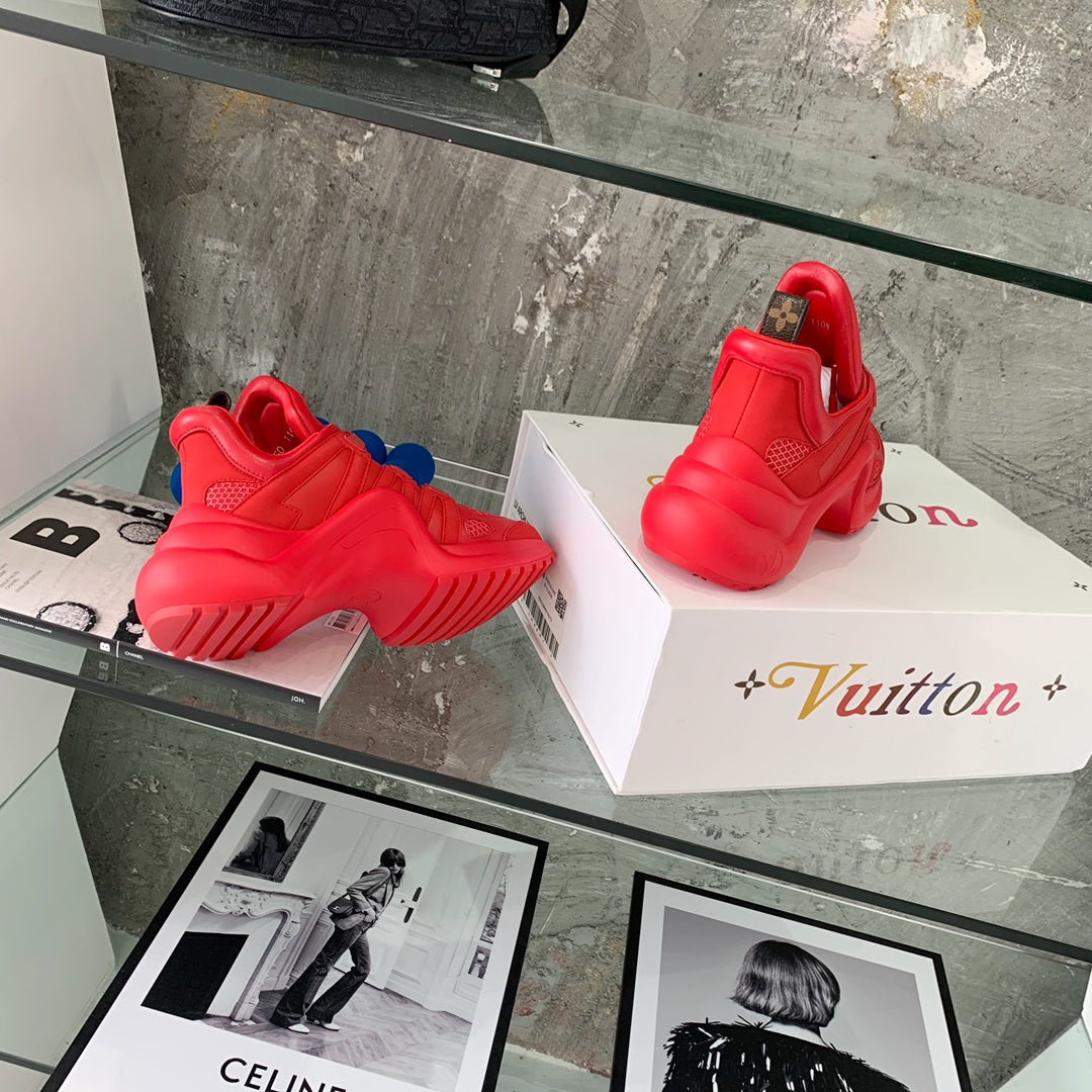 LV鞋-LV老爹鞋（紅）