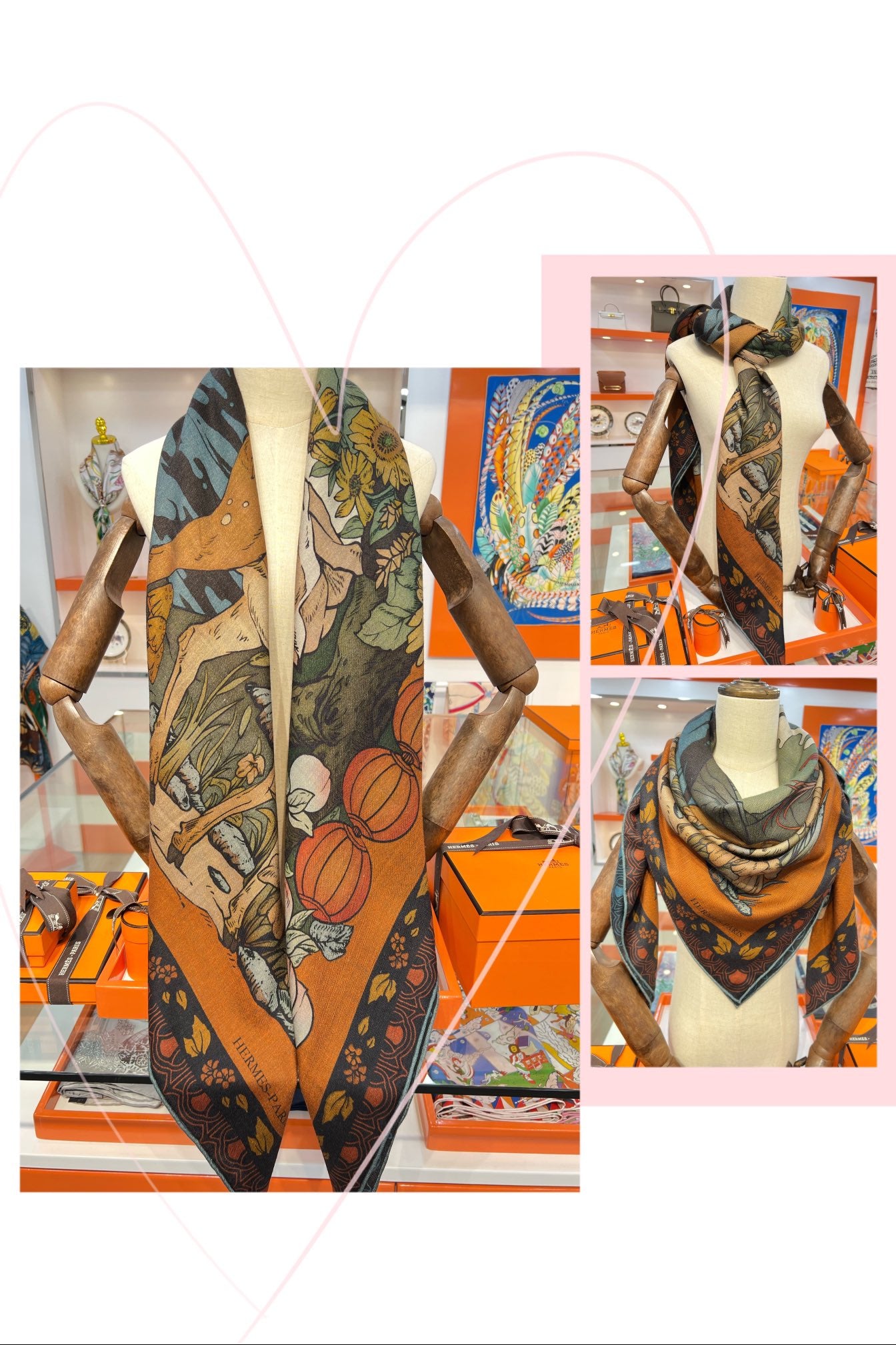 小愛款-雙面絲絨大方巾 140cm