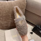 JC傑米-毛毛平底鞋 泰迪灰