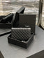 YSL 新品短夾 黑色黑扣