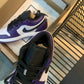 N1K-Air Jordan 1 Low 板鞋 休閒鞋 紫色