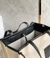 羅L威-Cushion tote 白色黑色