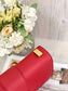 Dior 蒙田 30 Montaigne系列-24cm-牛皮手掌紋-紅色金扣