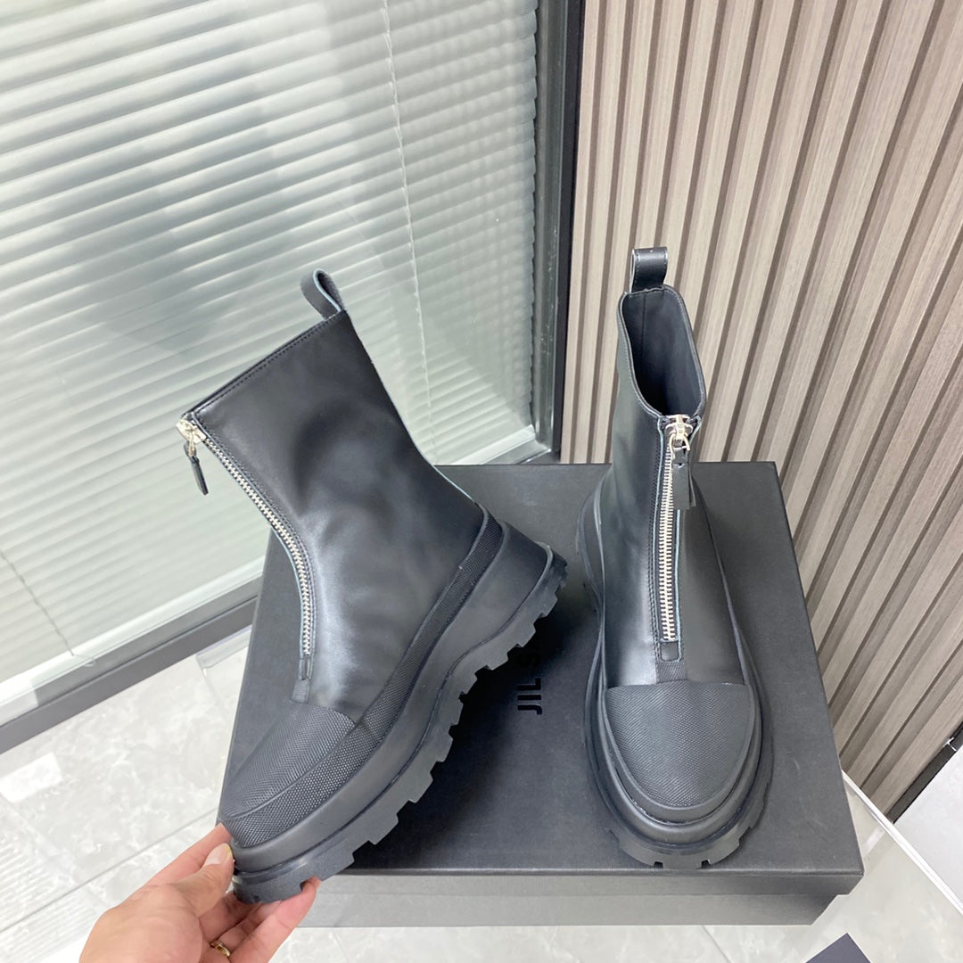 Jil sander-厚底短鞋