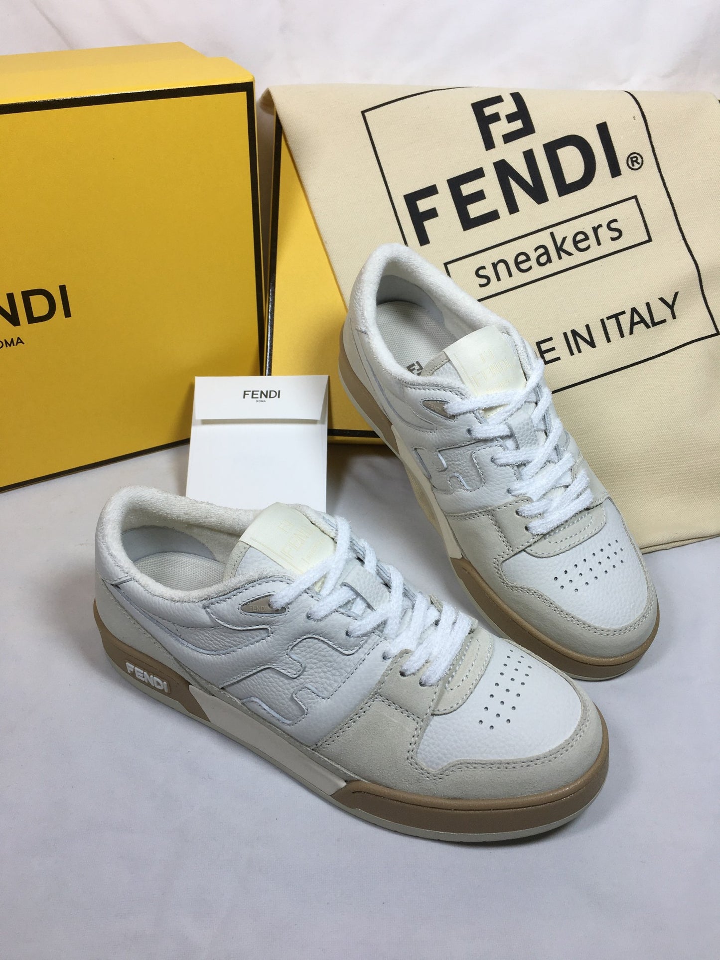 Fen-厚底板鞋 休閒鞋 白色