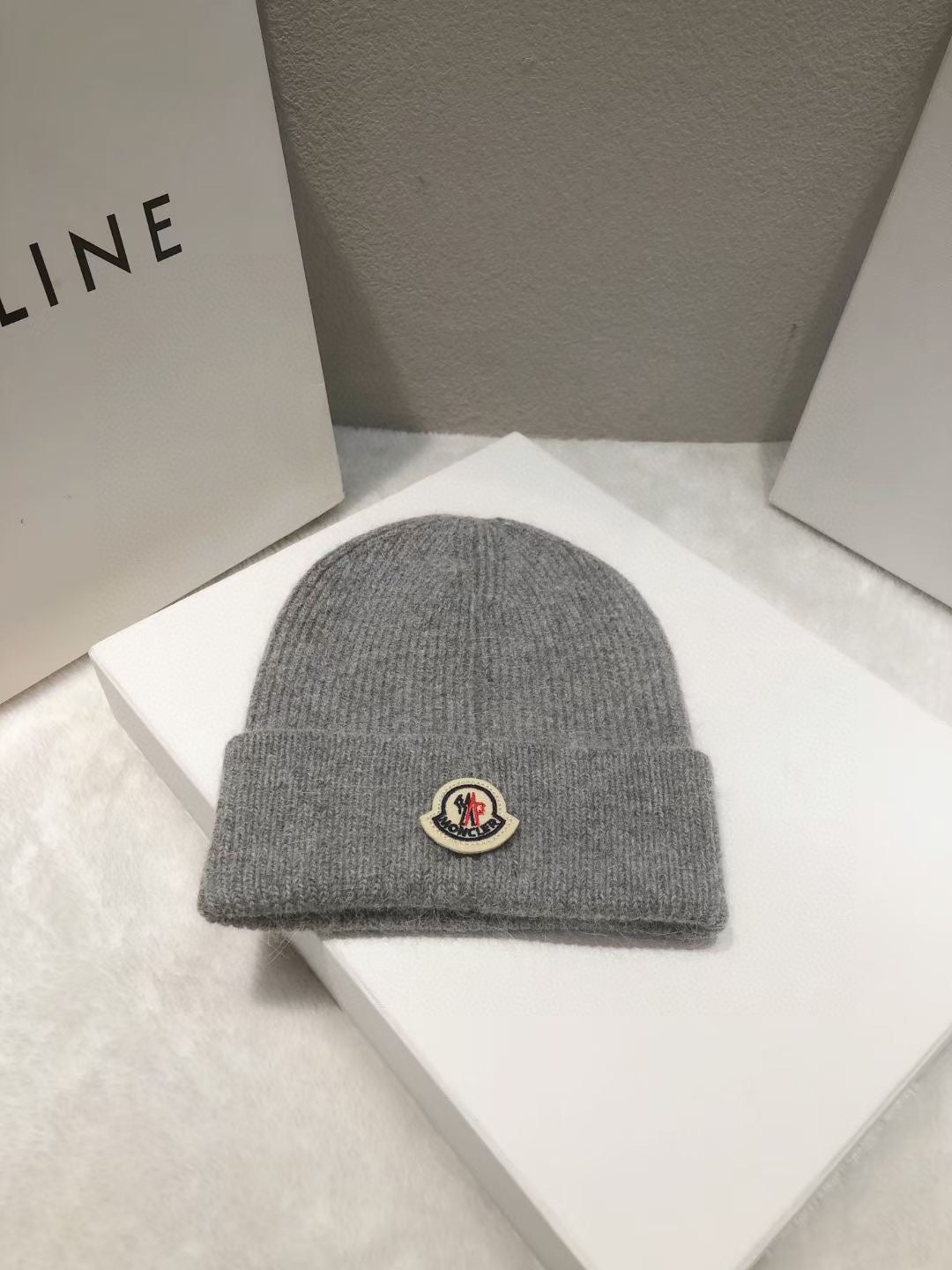 Moncler-多色針織毛帽