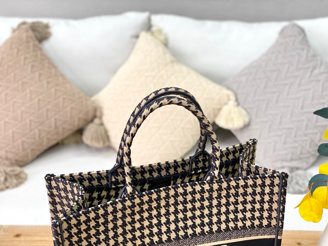 Dior Book Tote-大號41.5cm-千鳥格