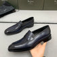 Ber-手工皮鞋 黑藍色