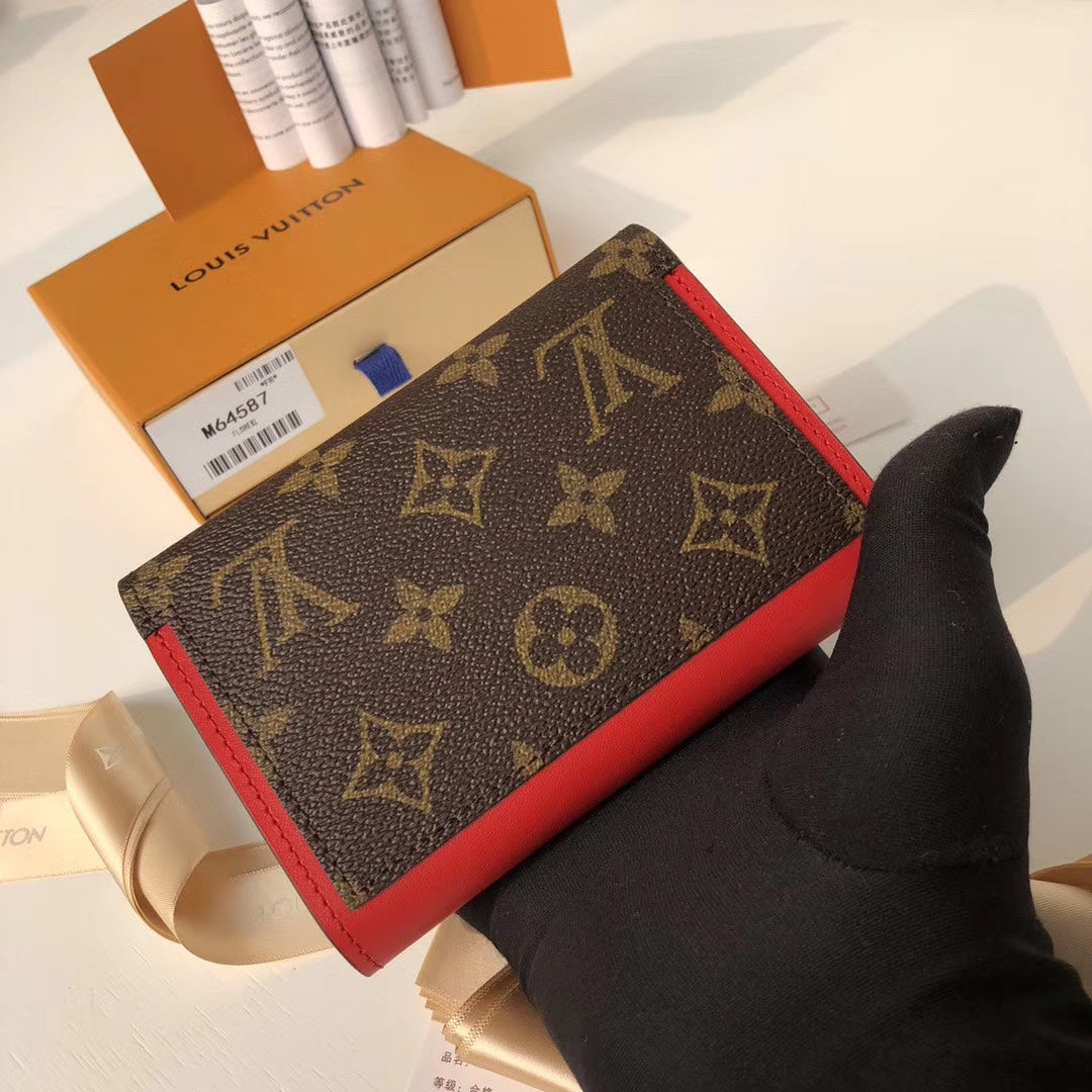 LV M64587 Flore短夾