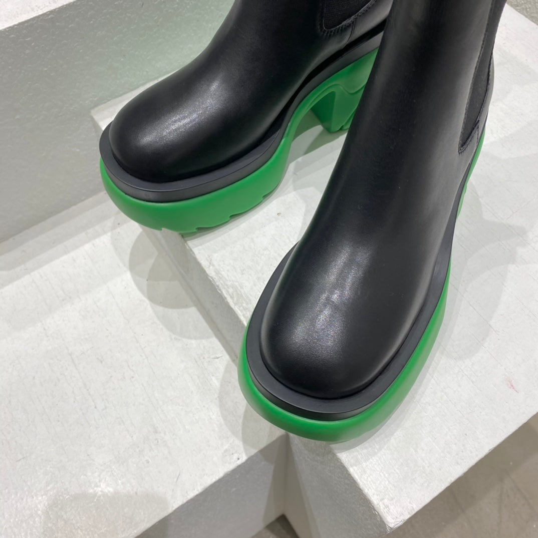 B編織-22ss 厚底中筒靴（35-39，40-41可訂製）