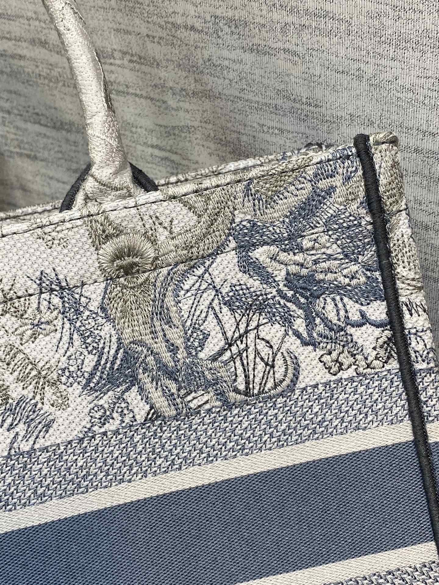 Dior Book Tote-小號36.5cm-漸變老虎