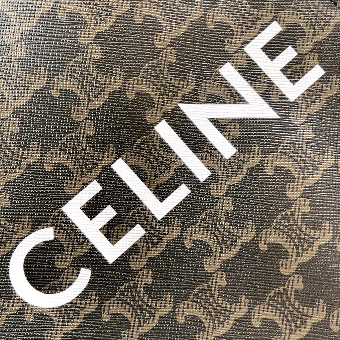 熱銷款 Celine Mini Cabas 棕色老花